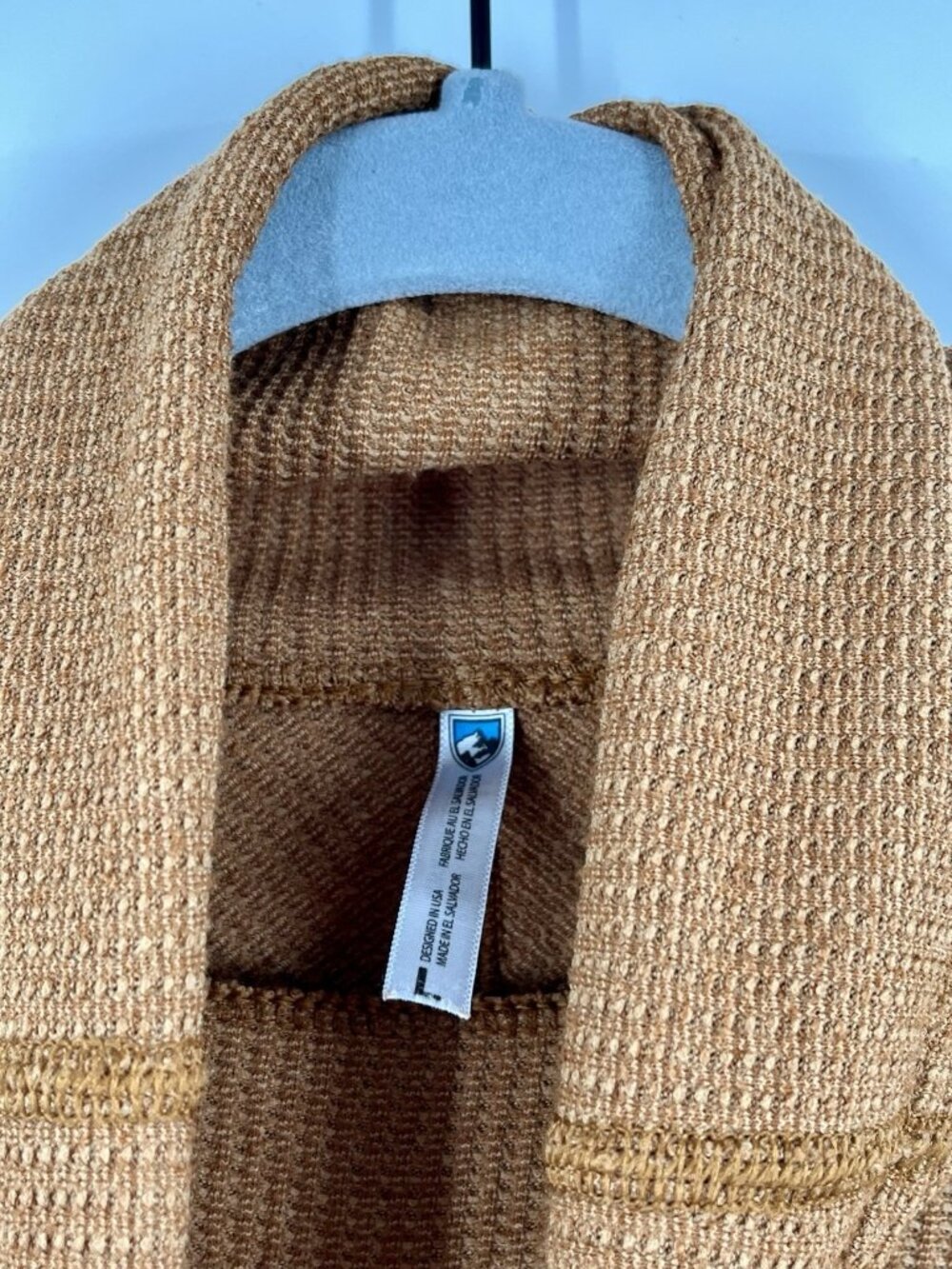 KUHL Women's Brown Thermal Cowl Neck Popover Shirt Large - Picture 3 of 5